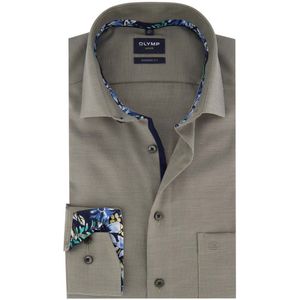 Olymp - Luxor - Overhemd - Groen - 100% Katoen