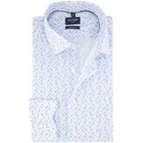 OLYMP - Dress Shirt LS - Overhemd - Wit - 100% Katoen, Strijkvrij