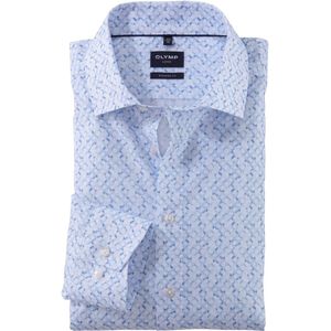 OLYMP - Dress Shirt LS - Overhemd - Wit - 100% Katoen, Strijkvrij