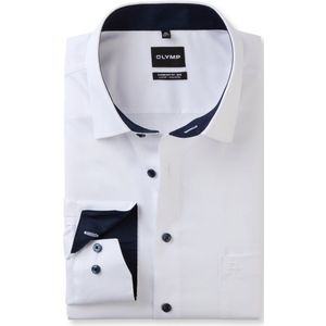 OLYMP - Luxor - Wit - Comfort Fit Big Overhemd