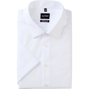OLYMP Luxor comfort fit Big overhemd, korte mouw, popeline, wit