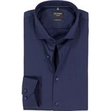 OLYMP - No. 6 - Overhemd - Donkerblauw - Super Slim Fit - Strijkvriendelijk