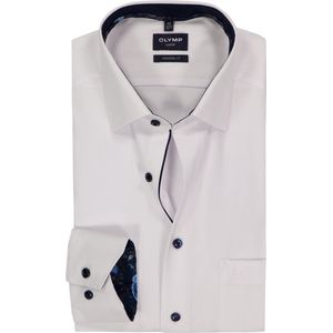 OLYMP - Luxor - Overhemd - Wit - Strijkvrij - Modern Fit
