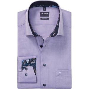 OLYMP - Luxor - Overhemd - Vioolkleurig - Modern Fit