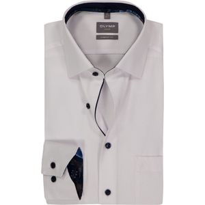 OLYMP - Luxor - Overhemd - Wit - Comfort Fit - Strijkvrij