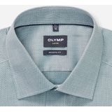 OLYMP - Luxor - Overhemd - Donkergroen - Strijkvrij - Boordmaat 38