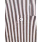 OLYMP - Luxor - Overhemd - Bruin Gestreept - Modern Fit - Strijkvrij