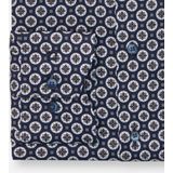 OLYMP - Luxor - Dobby Overhemd - Donkerblauw - Multicolor Fantasie
