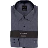 OLYMP Luxor Overhemd marine, Faux-uni