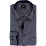 OLYMP Luxor Overhemd marine, Faux-uni