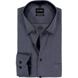OLYMP Luxor Overhemd marine, Faux-uni