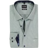 OLYMP - Luxor - Overhemd - Licht Grijsgroen - Strijkvrij - Boordmaat 45