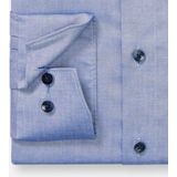 OLYMP - Luxor - Overhemd - Rookblauw - Modern Fit - Strijkvrij