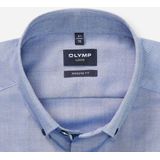 OLYMP - Luxor - Overhemd - Rookblauw - Modern Fit - Strijkvrij