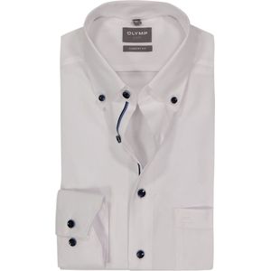 OLYMP - Overhemd - Wit - Luxor Comfort Fit