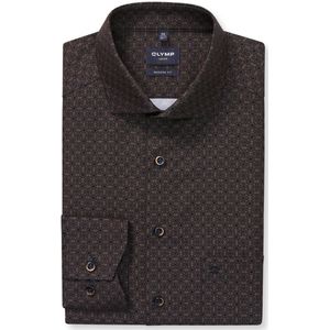 OLYMP - Luxor - Overhemd - Caramel - Modern Fit - Royal Kent