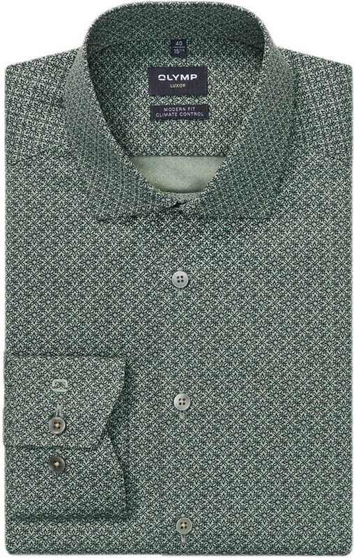 OLYMP - Luxor 24/Seven - Overhemd - Kitt - Modern Fit - Climate Control