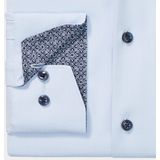 OLYMP - 24/7 Luxor - Overhemd - Lichtblauw - Modern Fit - Twill
