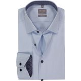 OLYMP - 24/7 Luxor - Overhemd - Lichtblauw - Comfort Fit - Strijkvriendelijk