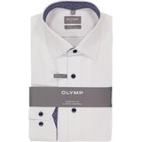 OLYMP - 24/7 Luxor - Overhemd - Wit - Comfort Fit - Strijkvriendelijk