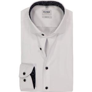 OLYMP - Level Five - Overhemd - Zilvergrijs - Body Fit - Royal Kent