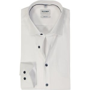 OLYMP - Level 5 - Body Fit Overhemd - Wit - Strijkvriendelijk