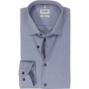 OLYMP - Level 5 - Body Fit Overhemd - Paars - Strijkvriendelijk