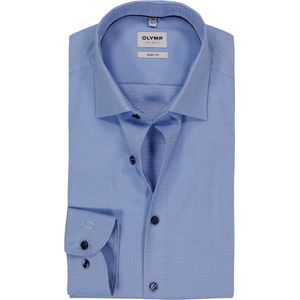 OLYMP - Level Five - Overhemd - Bleu - Body Fit - New York Kent