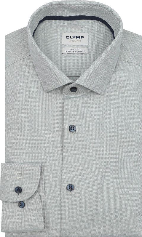 OLYMP - Level 5 - Overhemd - Groen - Body-Fit