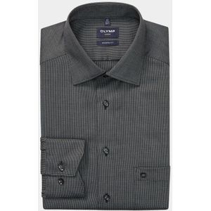 Olymp - Model 126084 - Overhemd - Grijs - 100% Katoen