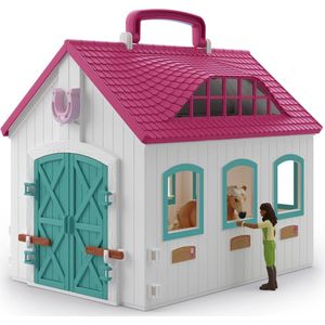schleich HORSE CLUB Open stal, vanaf 5 jaar, 42703 - Speelsets, 60 Onderdelen