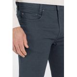 MAC - Five-pocketsbroek - Midnight Blue Check - Comfortabele Pasvorm