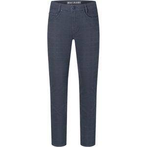 MAC - Five-pocketsbroek - Midnight Blue Check - Comfortabele Pasvorm