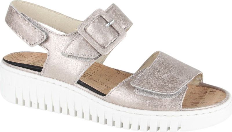 Waldläufer - H-Willow - Sandalen - Goudkleur - Metallic - Klittenbandsluiting