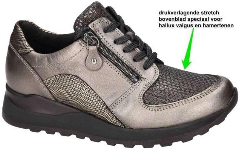 Waldlaufer - Orthotritt - Sneakers - Brons - Leder/Stretch