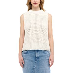 Gebreide top met ronde hals, model 'Style Chloe'