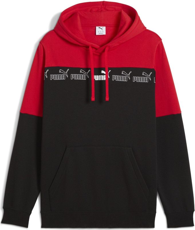 PUMA - Hoodie - Grijs - Fleece - Met Capuchon