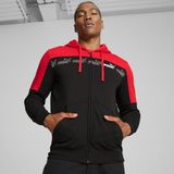 PUMA - Around The Block - Hoodie - Rood - Met Rits - Voor Heren