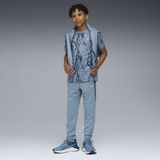 PUMA - TRAIN ALL DAY - T-shirt - Blauw - Polyblend