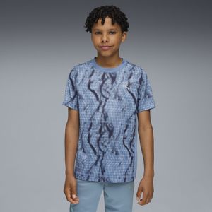 PUMA - TRAIN ALL DAY - T-shirt - Blauw - Polyblend