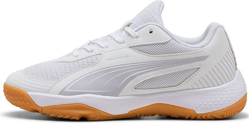 PUMA Unisex Kids Solarflash Iii Jr Indoor Court Schoen, Puma Witte Lila Crush Berry, 29 EU