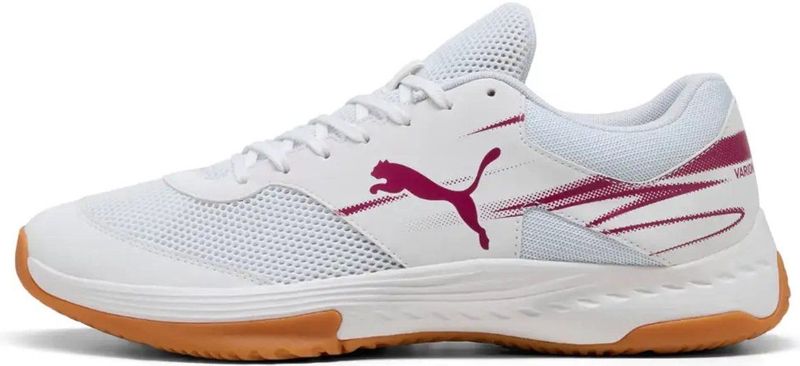 Puma - Varion II - Zaalvoetbalschoenen - Wit/Donkerpaars