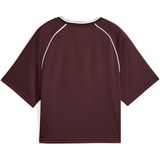 Puma - Ess Relaxed Cropped - T-shirt - Rood - Korte Mouwen