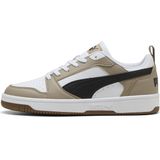 Puma - Rebound V6 - Sneakers - Zwart - Imitatieleer - Duurzaam