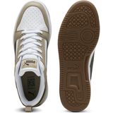 Puma - Rebound V6 - Sneakers - Zwart - Imitatieleer - Duurzaam