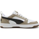Puma - Rebound V6 - Sneakers - Zwart - Imitatieleer - Duurzaam
