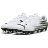 Puma - Attacanto II FG/AG - Voetbalschoenen - Wit - Zwart - Grijs