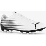 Puma - Attacanto II FG/AG - Voetbalschoenen - Wit - Zwart - Grijs