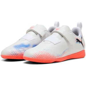 PUMA FUTURE 8 PLAY futsalschoenen, Zwart/Rood/Wit, Maat 29