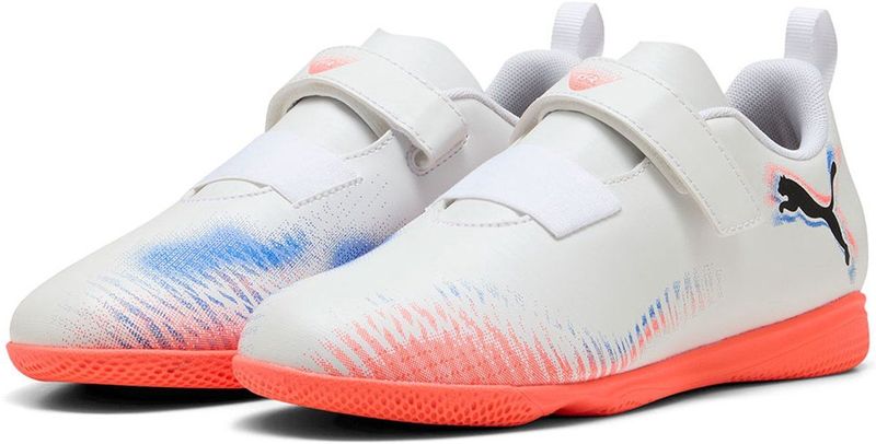 PUMA FUTURE 8 PLAY futsalschoenen, Zwart/Rood/Wit, Maat 29